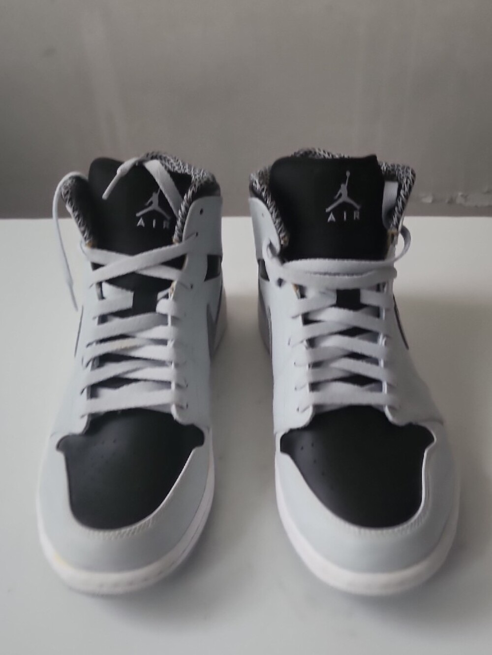 Nike Air Jordan High-Top Sneakers - White & Black - Picture 3 of 9